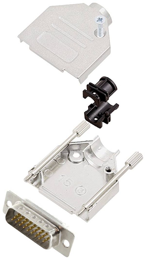 encitech 6355-8012-02 Zestaw listew męskich D-Sub DTZK15-HDP26-W-K, rzędy: 3, styki: 26, 180 °, 1 szt.