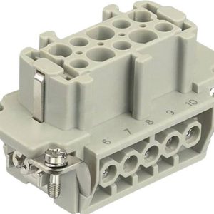 HARTING 09330102701 Wkładka złącza żeńskiego Han® E 10 + PE śrubowe 1 szt. HARTING 09330102701 Wkładka złącza żeńskiego Han® E 10 + PE śrubowe 1 szt.