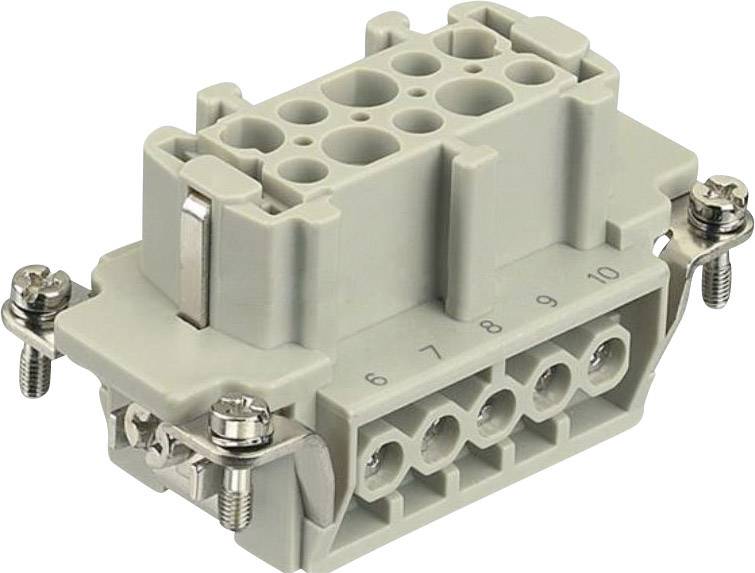 HARTING 09330102701 Wkładka złącza żeńskiego Han® E 10 + PE śrubowe 1 szt. - obrazek 1
