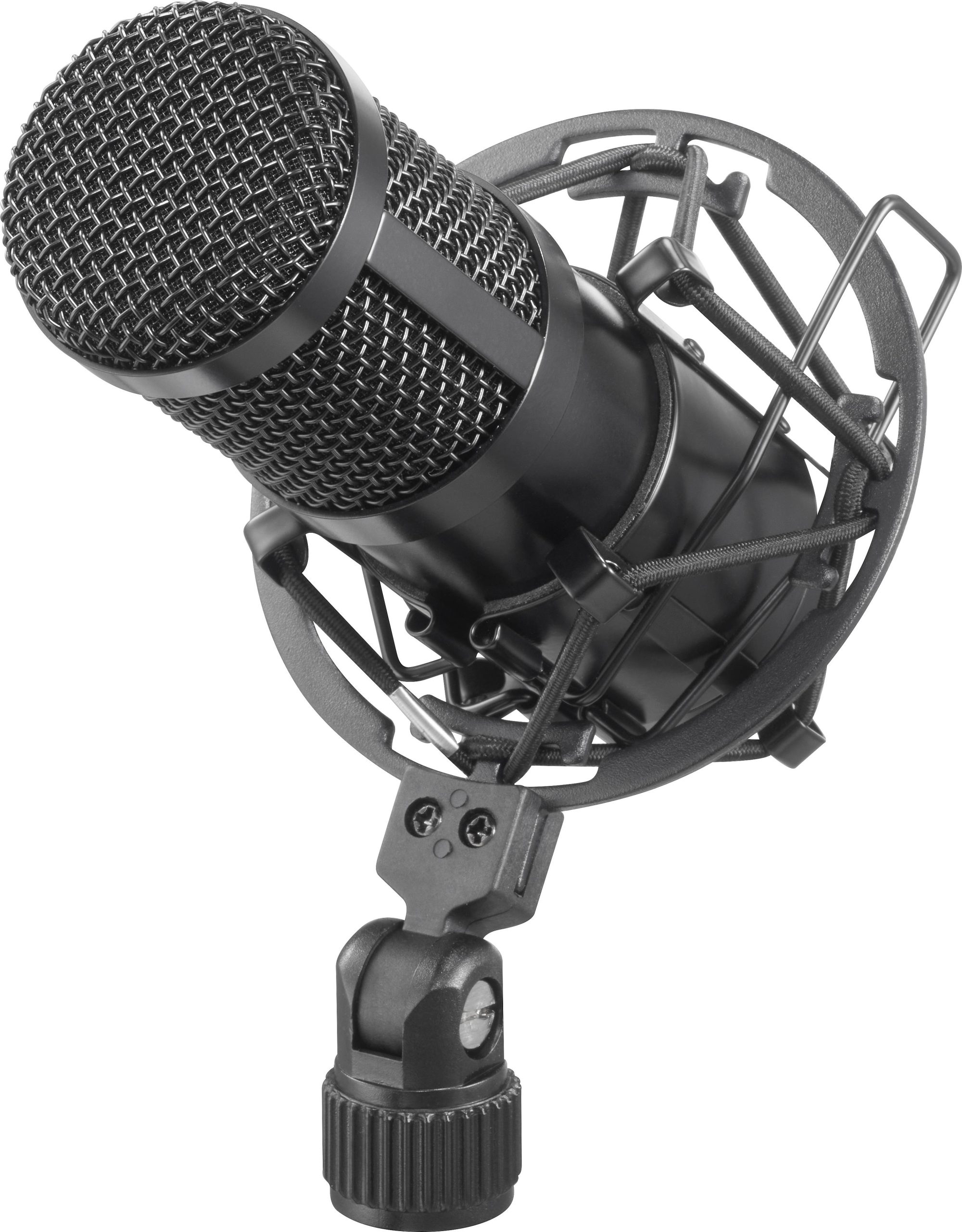 Stojakowy Mikrofon USB Renkforce RF-MIC-510 Rodzaj transmisji danych:USB z etui, z pająkiem, z zabezpieczeniem, z kablem - obrazek 1