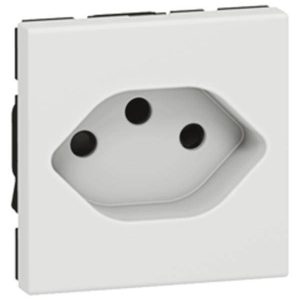 Legrand Gniazdo elektryczne Mosaic biały 077506 1 szt. Legrand Gniazdo elektryczne Mosaic biały 077506 1 szt.