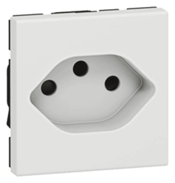 Legrand Gniazdo elektryczne Mosaic biały 077506 1 szt. - obrazek 1