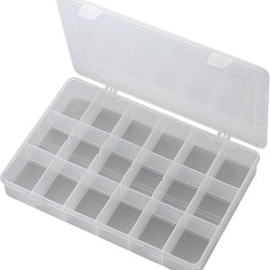 TRU COMPONENTS PP18-01 Skrzynka (D x S x W) 278 x 192 x 43 mm Ilość przegród: 18 stały podział pudełko Opis 1 szt. TRU COMPONENTS PP18-01 Skrzynka (D x S x W) 278 x 192 x 43 mm Ilość przegród: 18 stały podział pudełko Opis 1 szt.