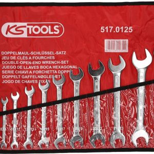 KS Tools 5170125 517.0125 Zestaw kluczy płaskich podwójnych Rozmiar klucza (metryczny) (tylko do tytułu) 6 – 32 mm