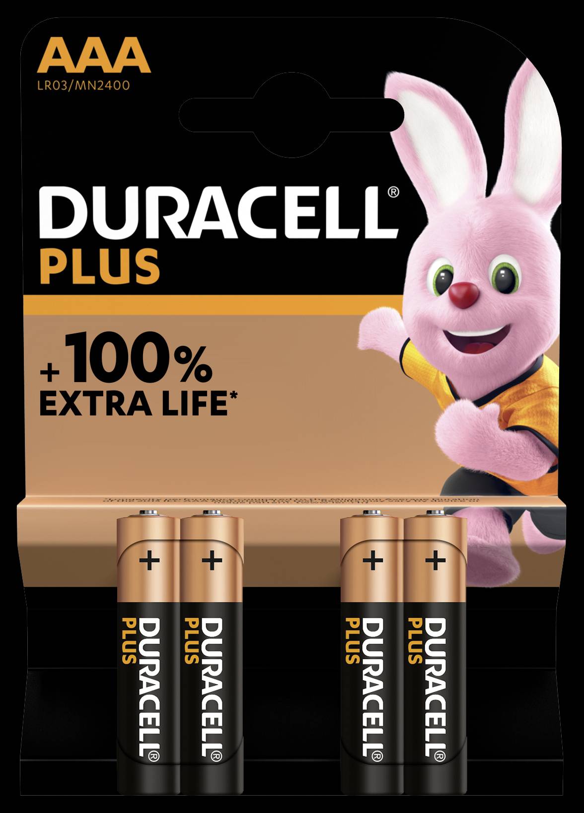 Bateria AAA/R03 Duracell Plus-AAA K4 1.5 V 4 szt. - obrazek 1