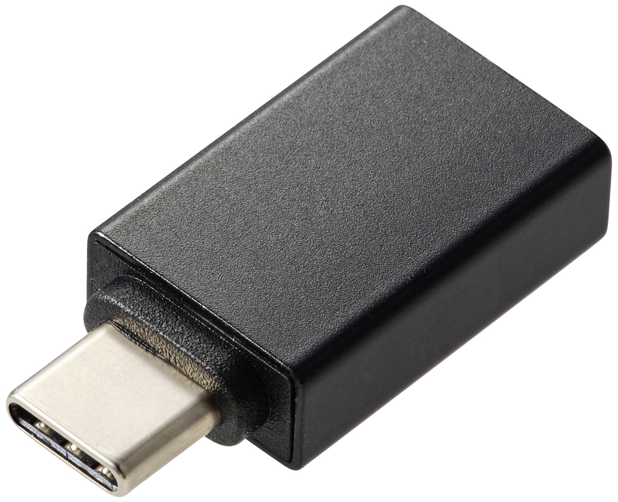 Renkforce USB 3.2 Gen 2 (USB 3.1 Gen 2) adapter [1x złącze męskie USB-C - 1x złącze żeńskie USB 3.2 (USB 3.1)] RF-577151 - obrazek 1