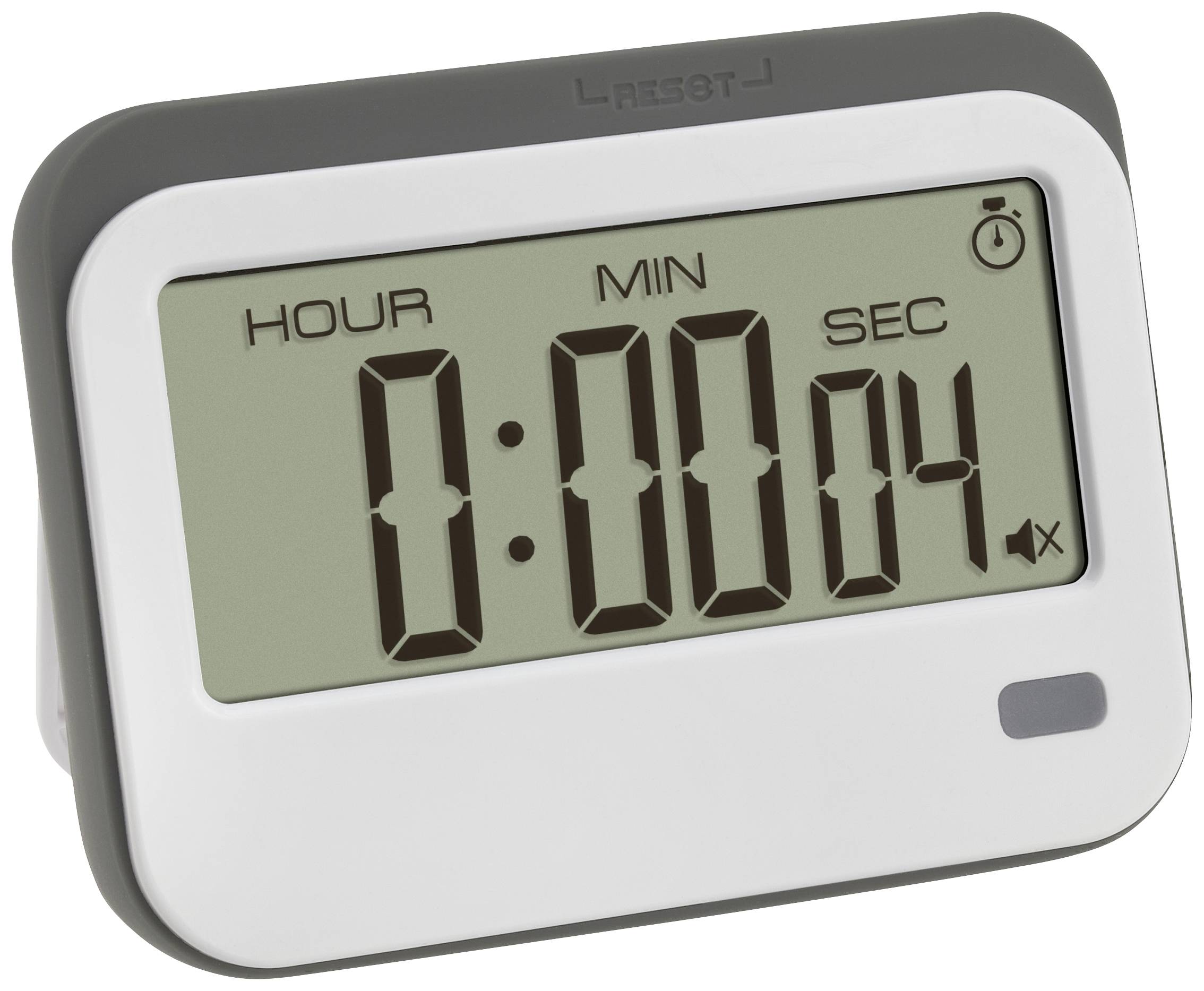Timer TFA Dostmann Digitaler Timer mit Stoppuhr und Wecker cyfrowy biały, szary - obrazek 1