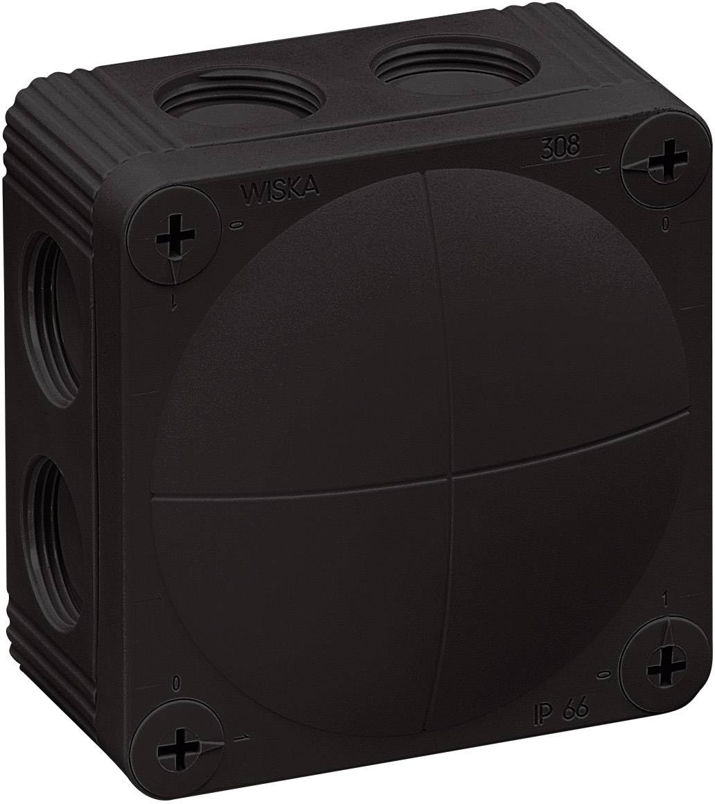 Wiska 10060581 Skrzynka przyłączeniowa (D x S x W) 85 x 85 x 51 mm czarny IP66 1 szt. - obrazek 1