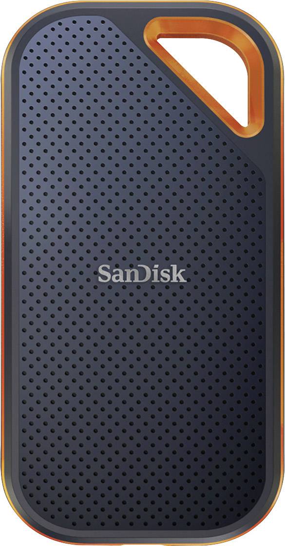 Zewnętrzny dysk SSD 6,35 cm (2,5”) SanDisk Extreme® Pro Portable SDSSDE81-1T00-G25 1 TB USB 3.2 Gen 2 czarny, pomarańcz