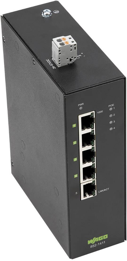 WAGO 852-1411 852-1411 Switch przemysłowy Ethernet
