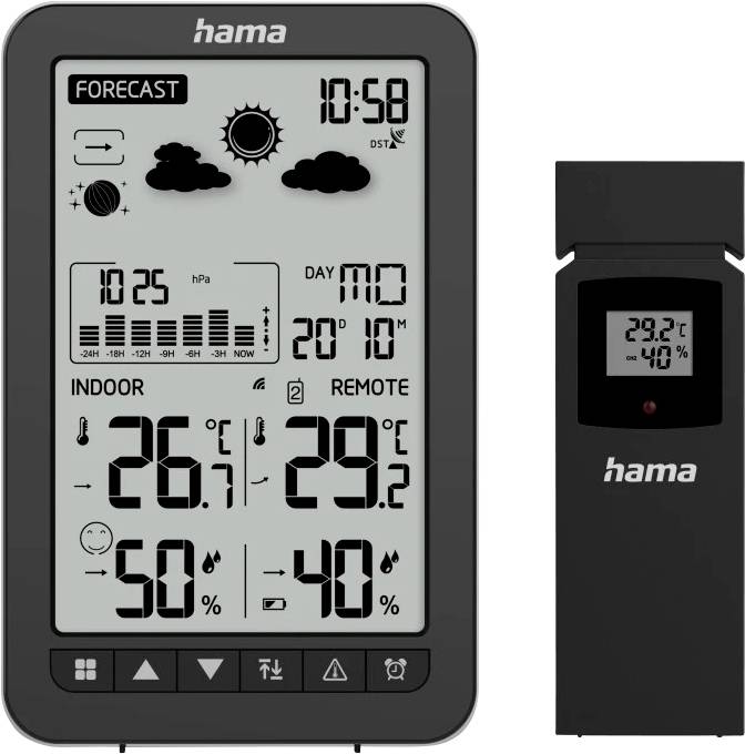 Stacja pogodowa bezprzewodowa Hama 00222219 - obrazek 1