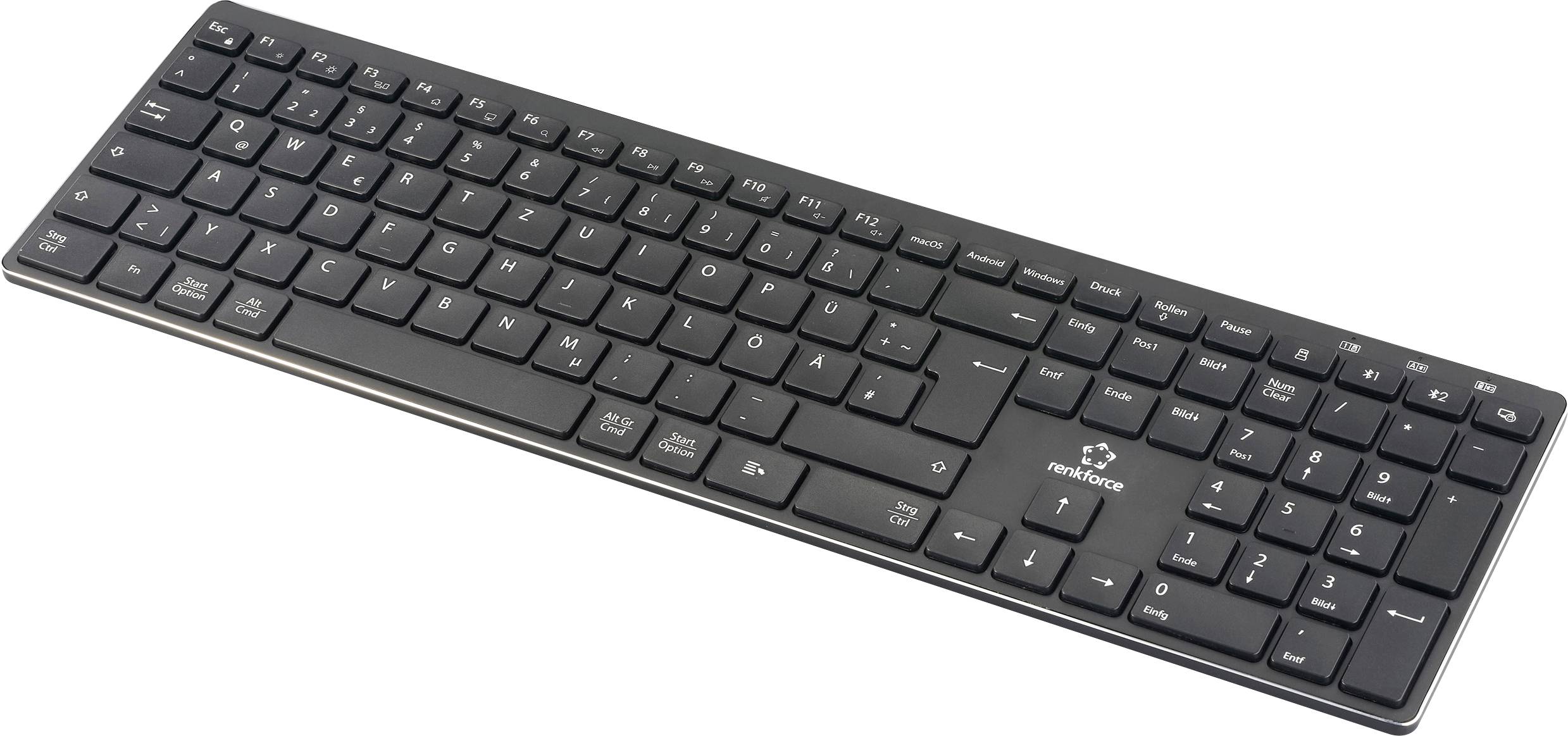 Klawiatura Renkforce RF-ARKB-400 Niemiecki, QWERTZ - obrazek 1