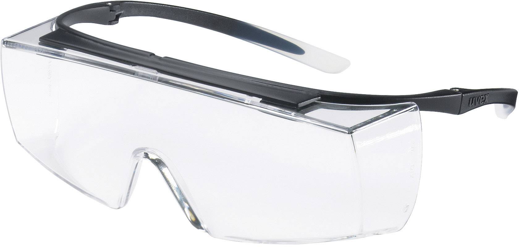 uvex super f OTG 9169585 Okulary ochronne z ochroną UV czarny, biały - obrazek 1