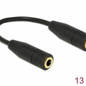 Audio przedłużacz Delock 65896 65896, Jack, 13 cm Audio przedłużacz Delock 65896 65896, Jack, 13 cm