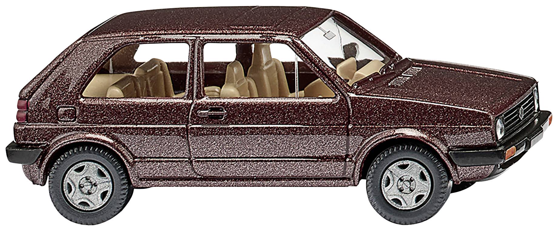 Wiking 004504 H0 Model samochodu Volkswagen Golf II, umbra brązowo-metalowa. - obrazek 1