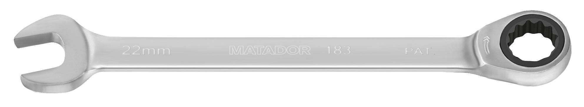 Matador Schraubwerkzeuge 01830220 Klucz płasko oczkowy z grzechotką Rozmiar klucza (metryczny) (tylko do tytułu) 22 mm - obrazek 1