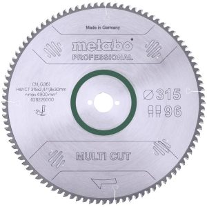 Tarcza do piły tarczowej „multi cut” HW/CT 315×30 96 FZ/T Metabo HW/CT 315X30 96 FZ/T 315 x 30 x 1.8 mm 1 szt. Tarcza do piły tarczowej „multi cut” HW/CT 315×30 96 FZ/T Metabo HW/CT 315X30 96 FZ/T 315 x 30 x 1.8 mm 1 szt.