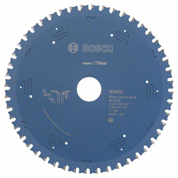 Tarcza tnąca Bosch Accessories Expert for Steel 210 x 30 x 1.6 mm 1 szt. - obrazek 1