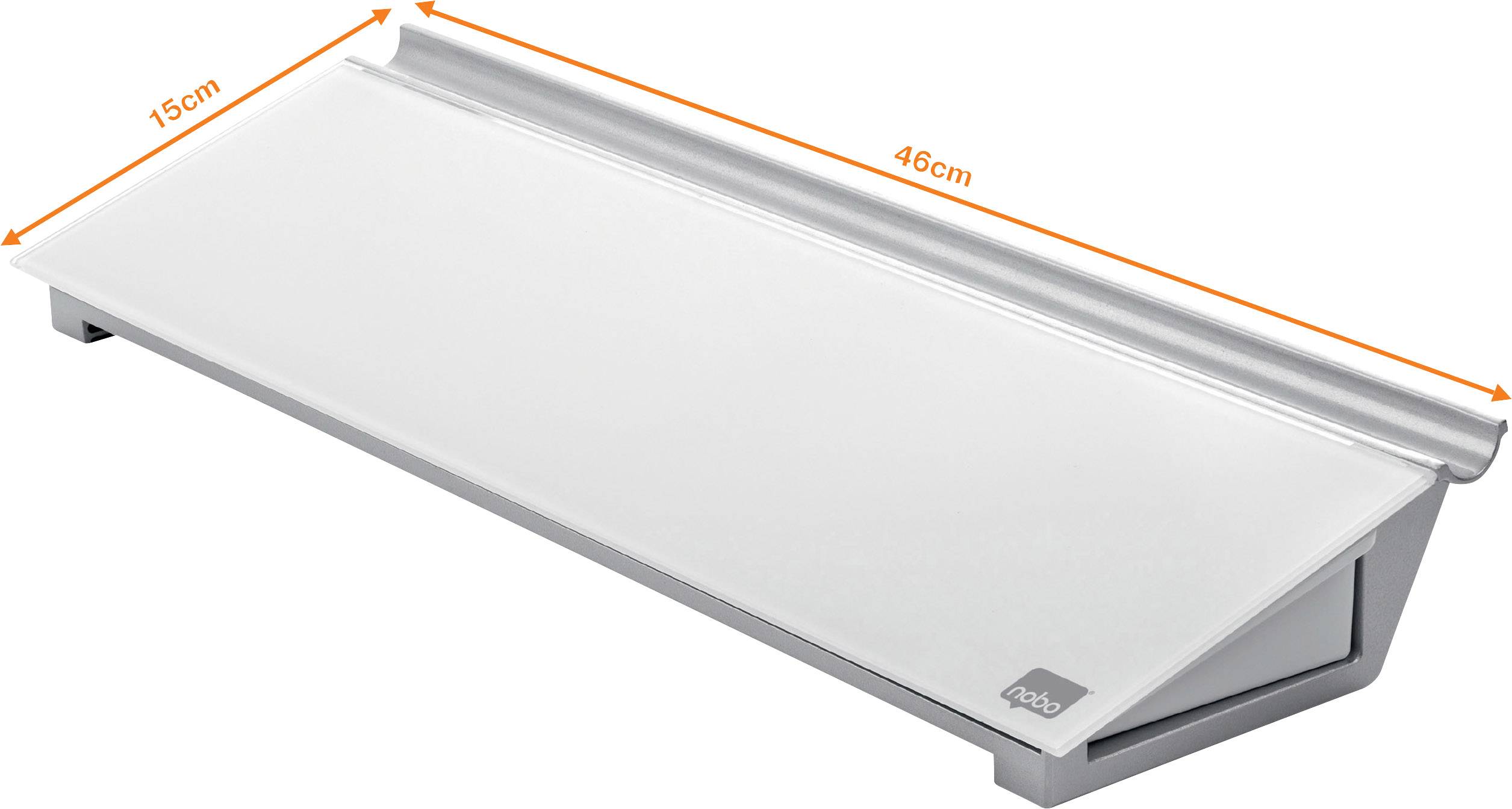 Tablica ogłoszeń szklana nobo Diamond Glass Memo Desktop (S x W) 458 mm x 60 mm - obrazek 1