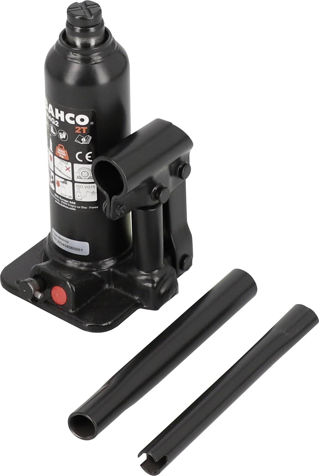 Podnośnik hydrauliczny Bahco BH4G12, 12 t, Wysokość robocza: 23 - 44 cm - obrazek 1