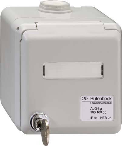 Gniazdo sieciowe Rutenbeck ApG-I-KS g 13910556, nadtynkowy - obrazek 1