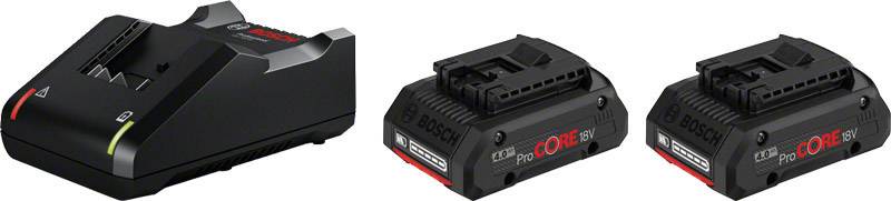 Bosch Professional 1600A01BA3 2x ProCORE18V 4.0Ah + GAL 18V-40 Professional Ładowarka i akumulator do elektronarzędzi 18 - obrazek 1