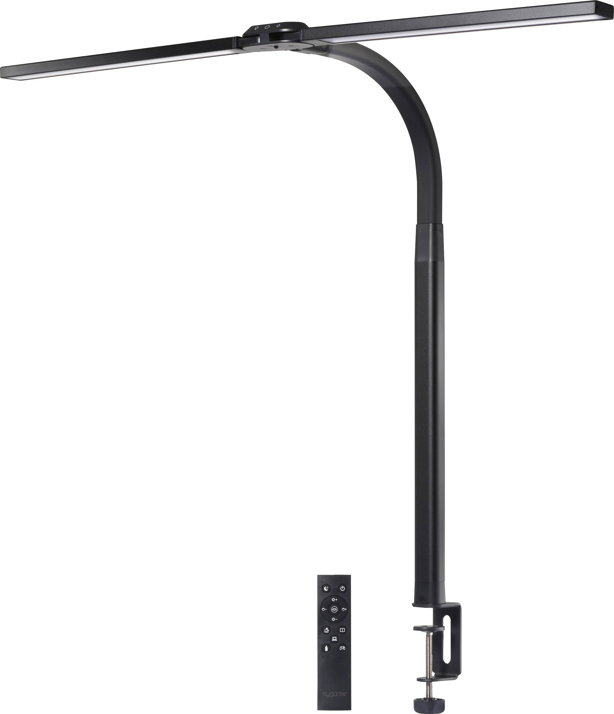 Lampa warsztatowa LED z uchwytem śrubowym Sygonix SY-6735644 LED 24 W czarny 2360 lm - obrazek 1