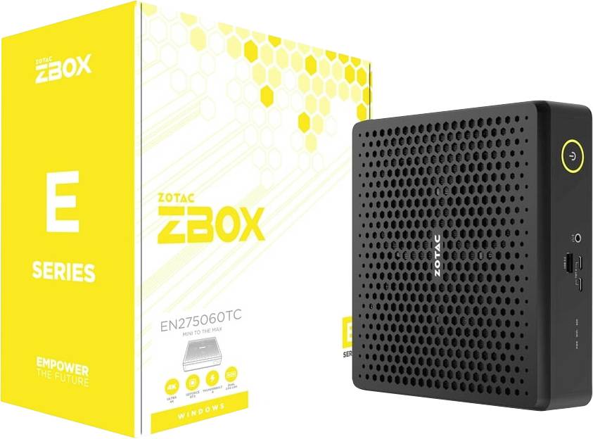 Zotac Mini-PC ZBOX-EN275060TC-BE-W5B 2.5 cm (1 cal) Intel® Core™ Ultra 7 255HX 5.2 GHz 16 GB RAM 1 TB SSD Zotac GAMING G - obrazek 1