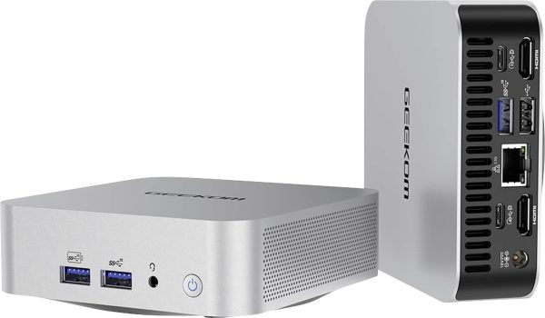 GEEKOM Mini-PC A6 AMD Ryzen 7 6800(H) 4.7 GHz 16 GB RAM 512 GB SSD AMD Win 11 Pro Mini A6