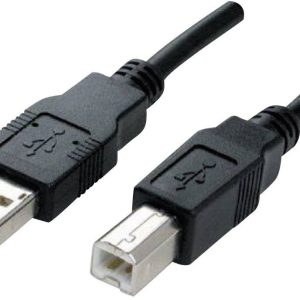 Manhattan Kabel USB USB 2.0 Złącze męskie USB-A, Złącze męskie USB-B 1.80 m czarny styki pozłacane , certyfikat UL 33336 Manhattan Kabel USB USB 2.0 Złącze męskie USB-A, Złącze męskie USB-B 1.80 m czarny styki pozłacane , certyfikat UL 33336