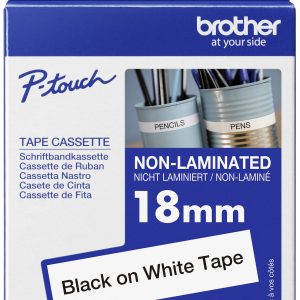 Brother TZe-N241 Taśma do nadruku, bez laminowania tworzywo sztuczne Kolor taśmy: biały Kolor nadruku: czarny 18 mm 8 m Brother TZe-N241 Taśma do nadruku, bez laminowania tworzywo sztuczne Kolor taśmy: biały Kolor nadruku: czarny 18 mm 8 m