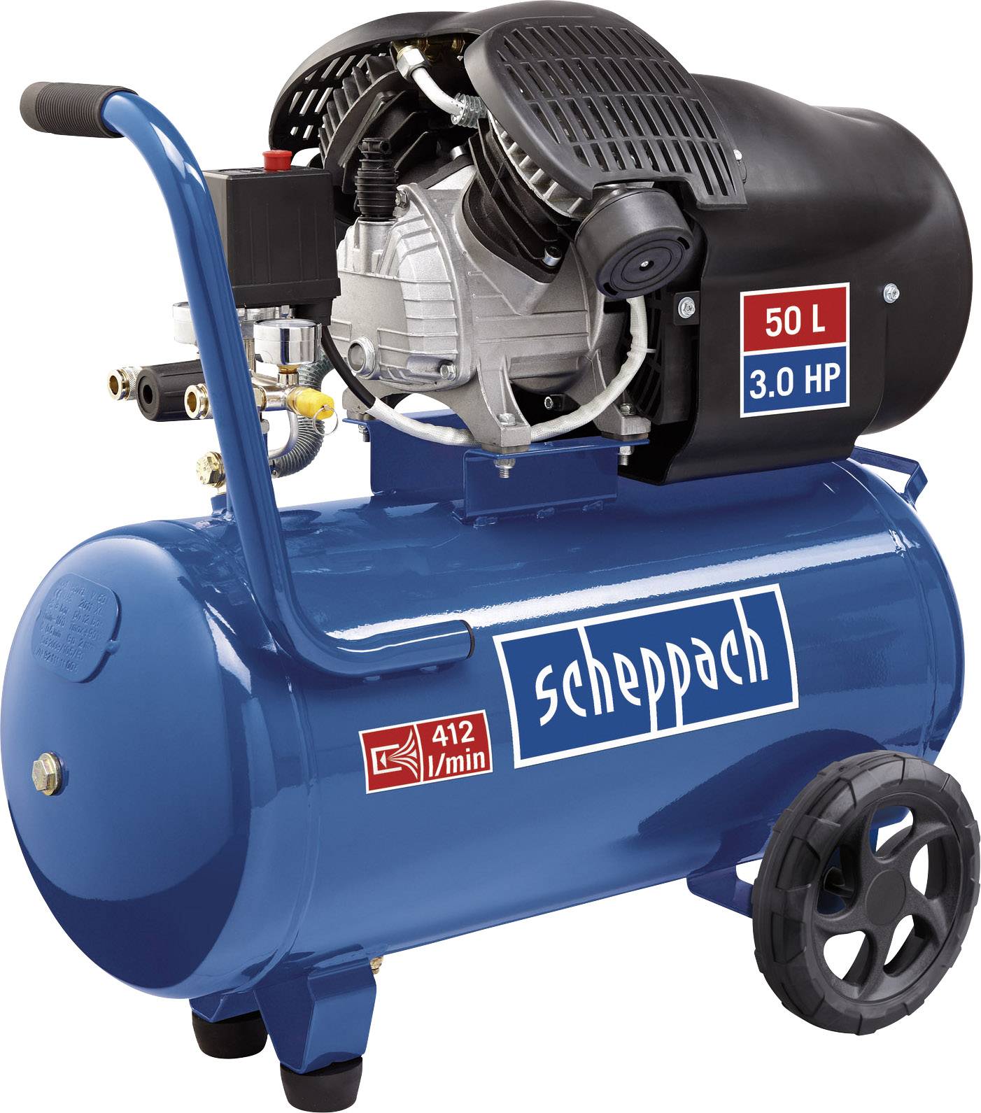 Sprężarka powietrza Scheppach HC52DC 8 bar - obrazek 1