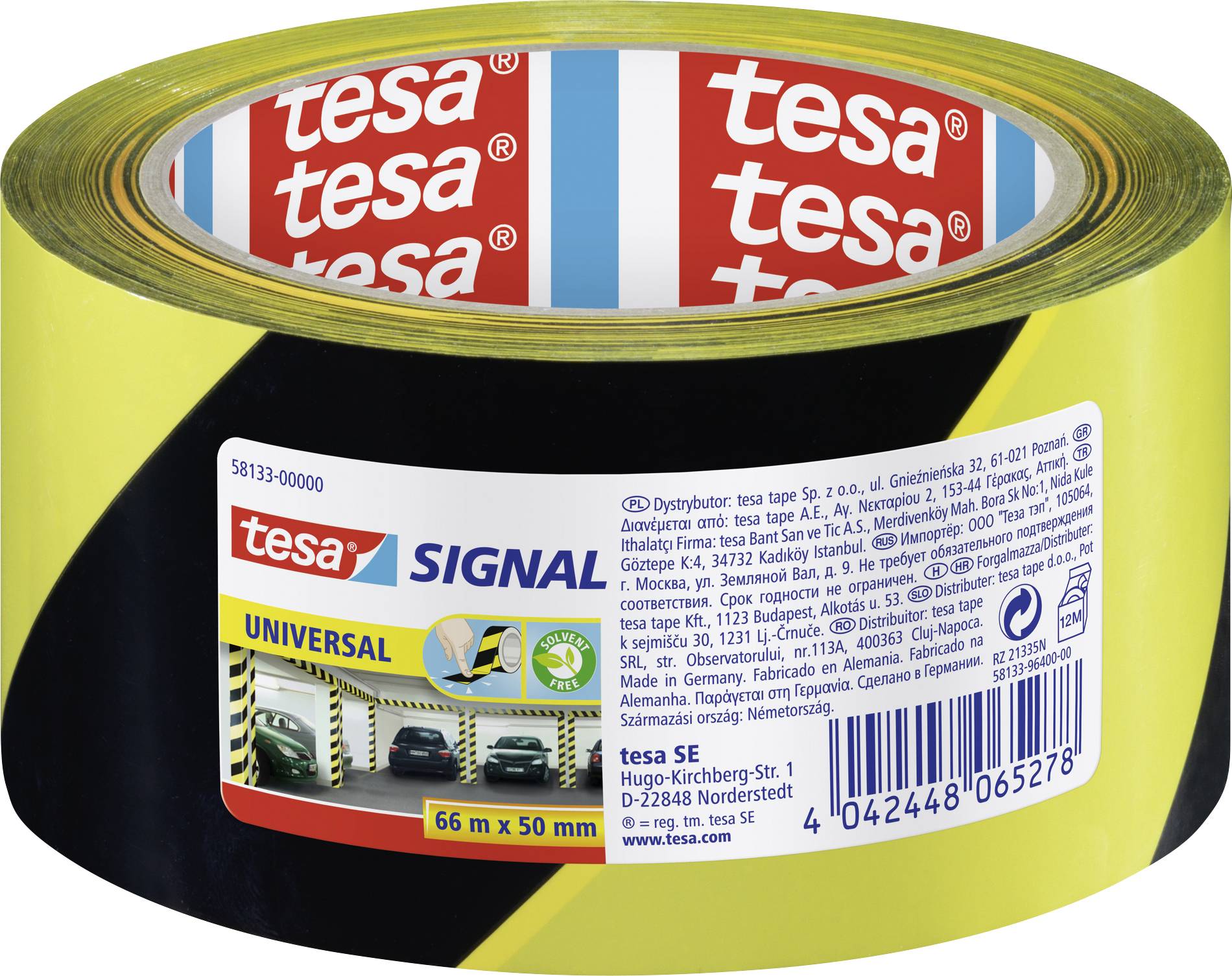 Taśma ostrzegawcza tesa tesa® SIGNAL 58133-00000-00 UNIVERSAL (D x S) 66 m x 50 mm 66 m 1 szt. - obrazek 1