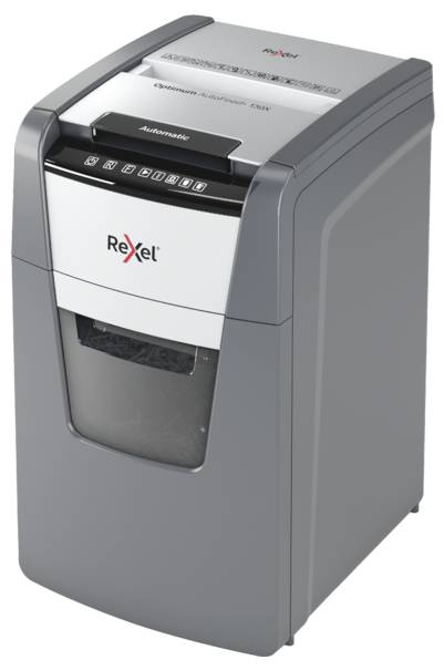 Rexel Optimum AutoFeed+ 130X Niszczarka 130 ark. Mikronacięcia 4 x 28 mm P-4 44 l Niszczy także spinacze do papieru, zsz - obrazek 1