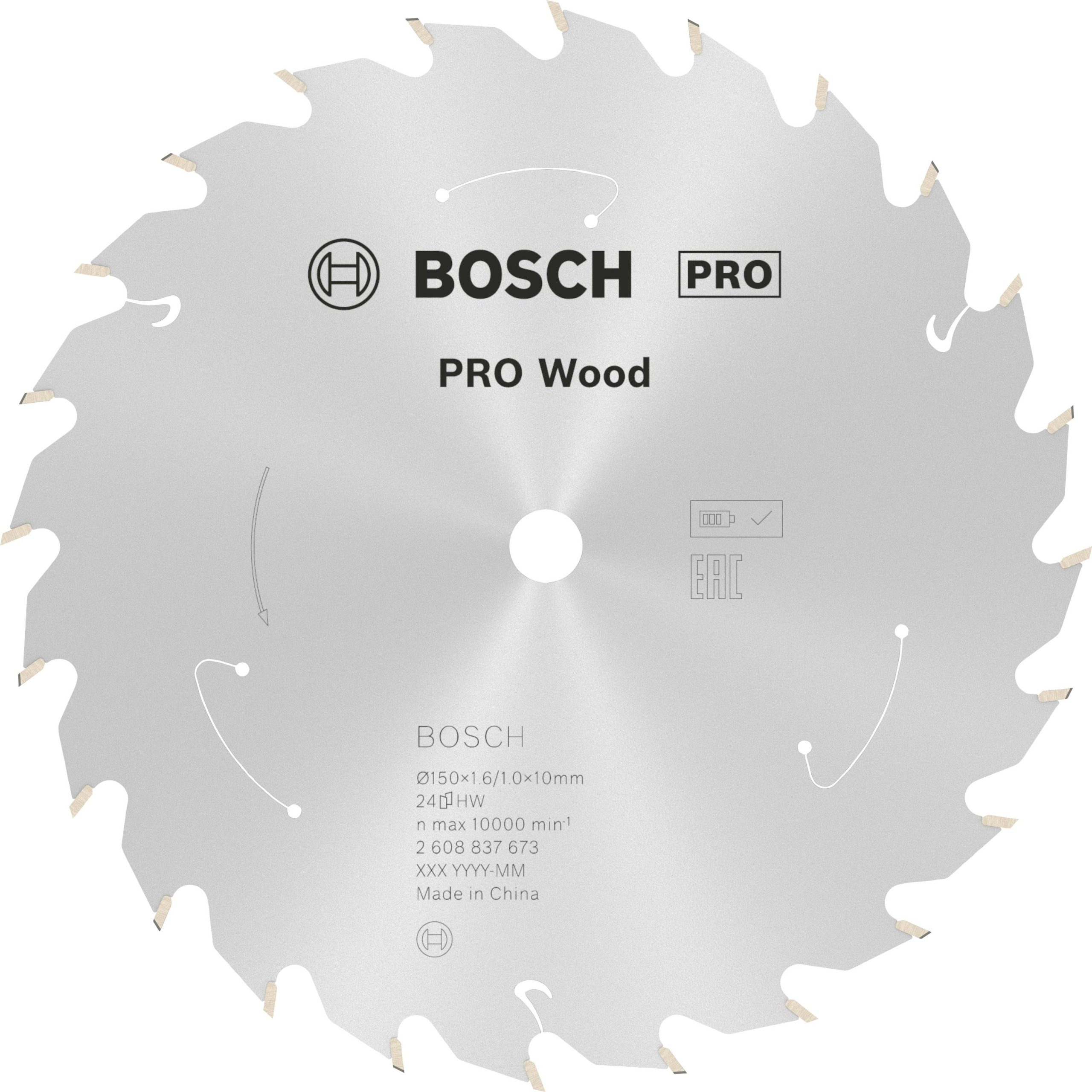 Tarcza tnąca z węglików spiekanych Bosch Accessories 2608837673 150 x 10 mm 1 szt. - obrazek 1