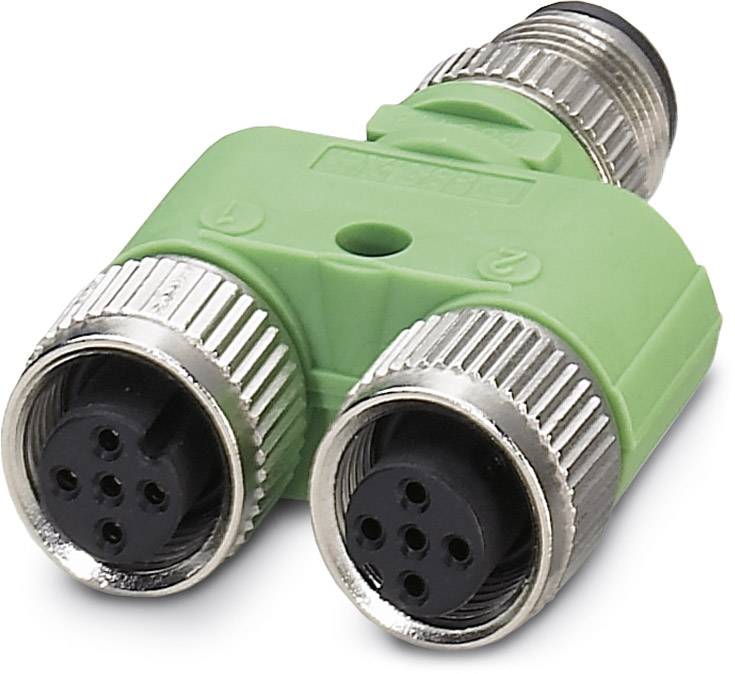 Phoenix Contact 1683468 Rozdzielacz i adapter czujnika/aktuatora SAC-5P-M12Y/2XM12FS VP, piny: 5, 5 szt. - obrazek 1