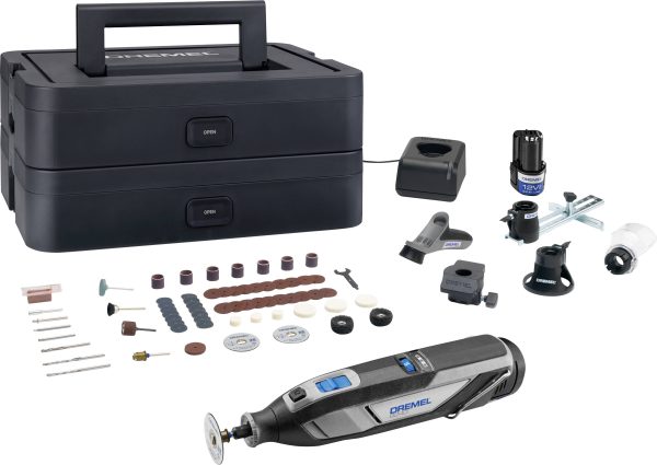 Dremel 8240-5/65 Platinum+ Box 12V F0138240JP Narzędzie wielofunkcyjne zaw. walizkę 12 V 2 Ah Ilość dołączonych baterii