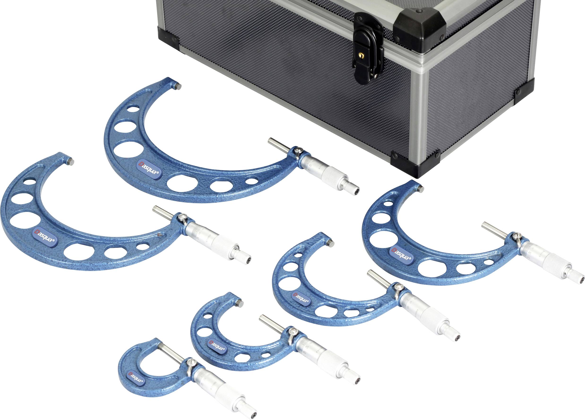 Dasqua 4111-8215 Zestaw mikrometru ze skalą kontrolną 0 - 150 mm DIN 863 - obrazek 1
