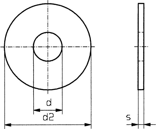 Podkładka poliamidowa Toolcraft 194732, M4, O = 12 x 4,3 mm, DIN 9021, 100 szt.