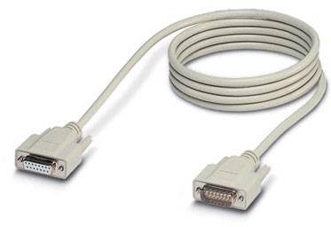 kabel port szeregowy, port równoległy Phoenix Contact VS-15-DSUB-20-LI-1,0 1656262, ekran pleciony i foliowy, 1.00 m - obrazek 1