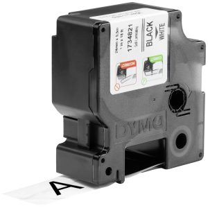 DYMO S0773860 Taśma do nadruku samolaminująca winyl Kolor taśmy: biały Kolor nadruku: czarny 24 mm 5.5 m DYMO S0773860 Taśma do nadruku samolaminująca winyl Kolor taśmy: biały Kolor nadruku: czarny 24 mm 5.5 m