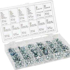 Pressol Pudełko z asortymentem smarowniczek 140 sztuk 215 mm 1 szt. Pressol Pudełko z asortymentem smarowniczek 140 sztuk 215 mm 1 szt.