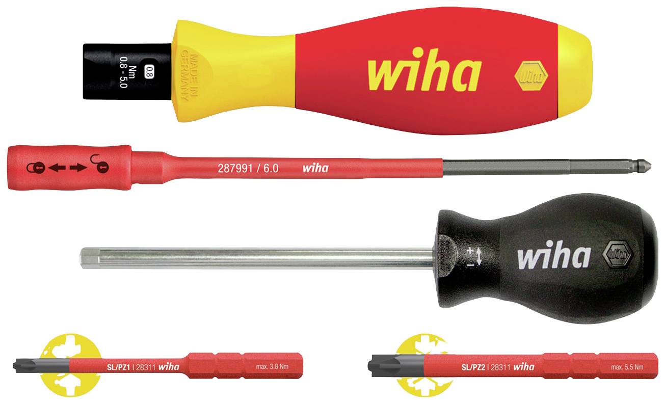 Zestaw wkrętaków dynamometrycznych Wiha 38074 38074 0.8 - 5 Nm - obrazek 1