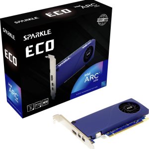 Sparkle Karta graficzna Intel Arc™ A310 ECO 4 GB GDDR6-RAM PCIe x16 Mini DisplayPort, HDMI Sparkle Karta graficzna Intel Arc™ A310 ECO 4 GB GDDR6-RAM PCIe x16 Mini DisplayPort, HDMI