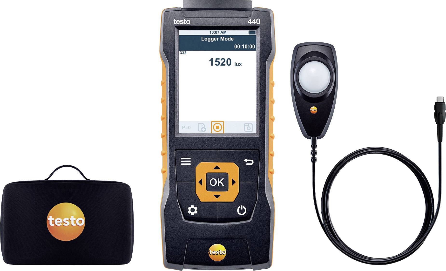 Luksomierz testo 440 Lux-Set 0563 4402, 0 - 100000 lx - obrazek 1