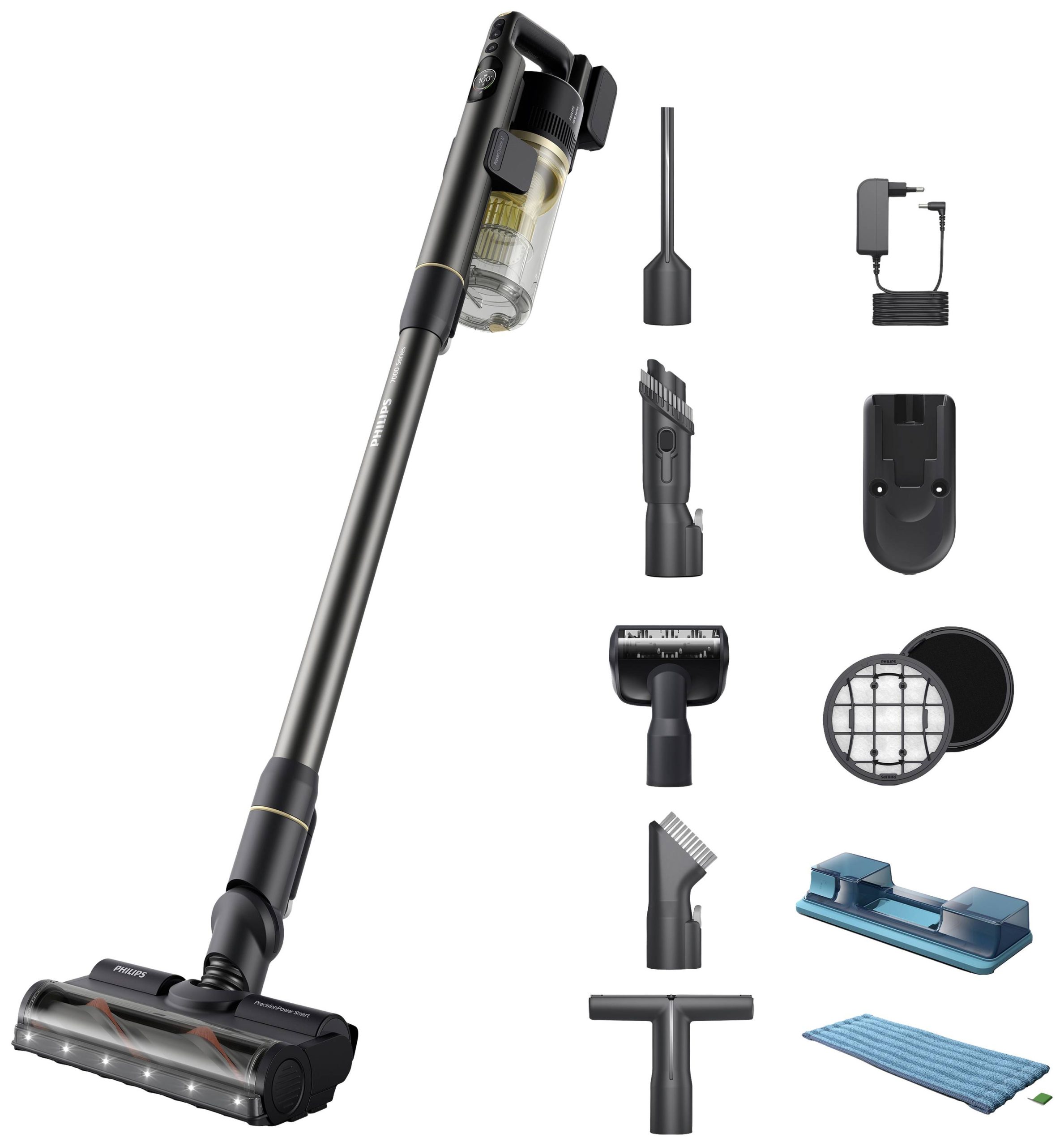 Philips Home 7000 Series XC7057/01 Odkurzacz ręczny, akumulatorowy 25.2 V Turboszczotka - obrazek 1