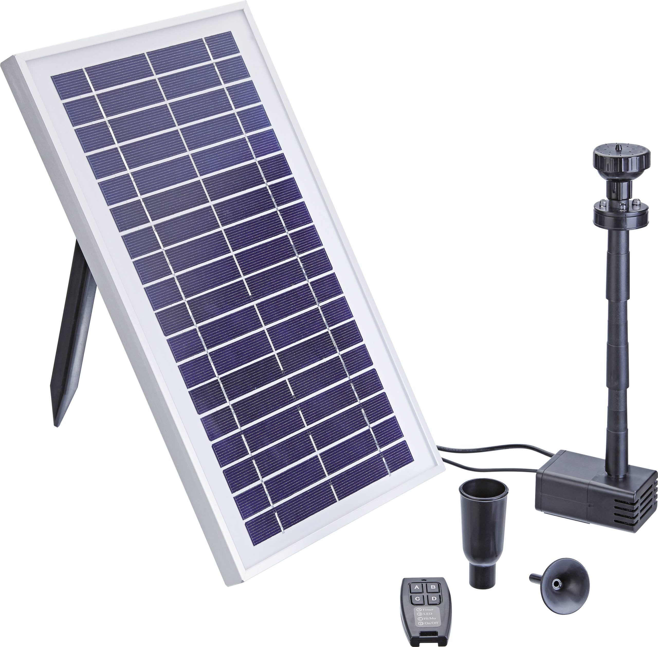 Pontec 43325 PondoSolar 600 Control Pompa solarna - zestaw - obrazek 1