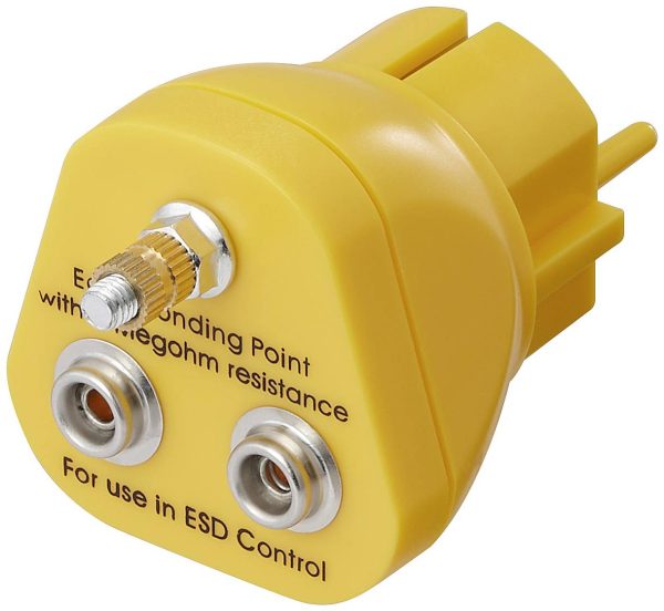 TRU COMPONENTS TC-12351672 Wtyczka uziemiająca M5, 2x złącze zatrzaskowe 10 mm 1 szt.