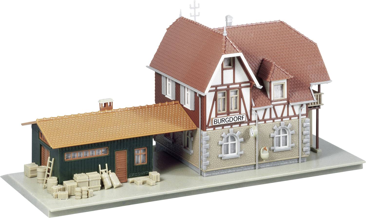 Zestaw do złożenia Faller 131377 H0 Dworzec kolejowy Burgdorf 1 szt. - obrazek 1
