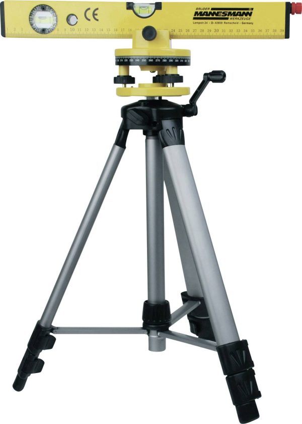 Poziomica laserowa Brüder Mannesmann M81110, wzmocniony statyw, Długość: 40 cm, Zakres pomiarowy: 30 m